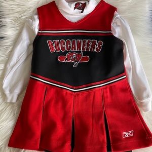 Buccaneers Toddler Girl Cheerleader outfit size 3T